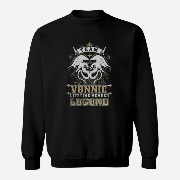Team Vonnie Lifetime Member Legend -vonnie T Shirt Vonnie Hoodie Vonnie Family Vonnie Tee Vonnie Name Vonnie Lifestyle Vonnie Shirt Vonnie Names Sweat Shirt