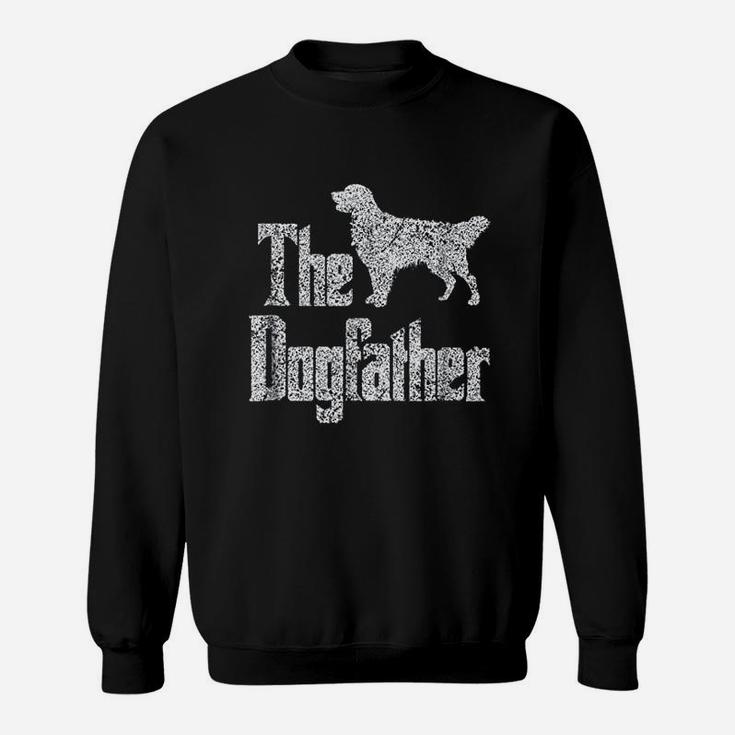 The Dogfather Golden Retriever Silhouette Sweat Shirt