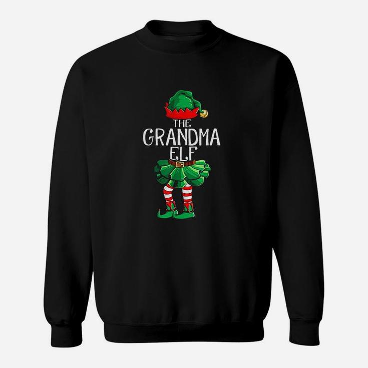 The Grandma Elf Group Matching Family Christmas Gift Sweat Shirt