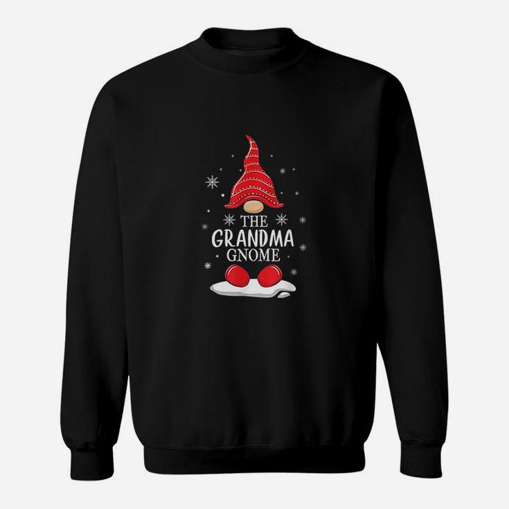 The Grandma Gnome Matching Family Christmas Pajamas Costume Sweat Shirt
