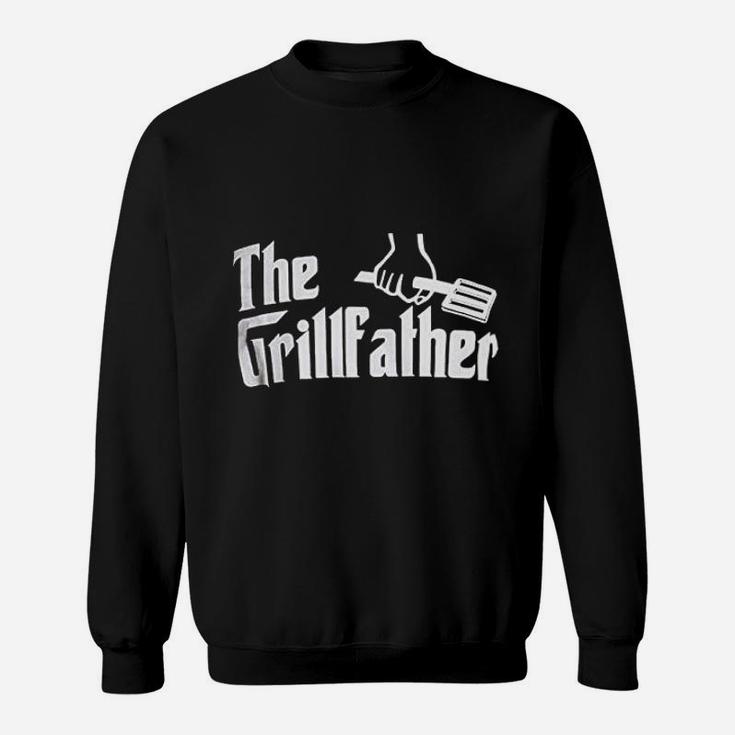 The Grillfather Funny Dad Grandpa Grilling Bbq Meat Humor Sweat Shirt