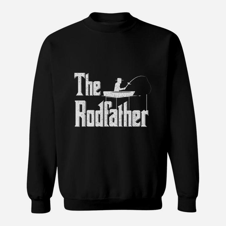 The Rodfather Funny Fishing Dad Gift Sweat Shirt