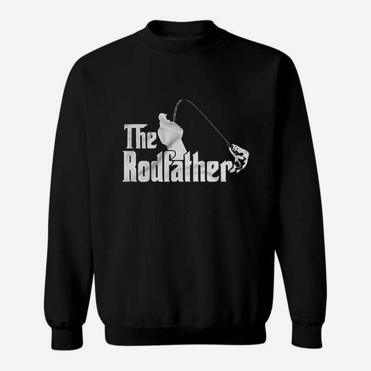 The Rodfather Godfather Parody Funny Retirement Fishing Humor Sweat Shirt