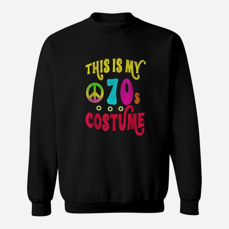 This Is My 70s Costume Groovy Peace Halloween Sweat Shirt
