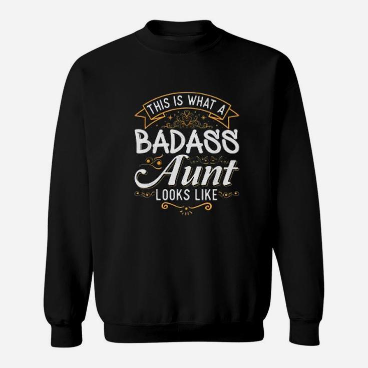 This Is What An Aunt Looks Like Soon To Be Auntie Sweatshirt