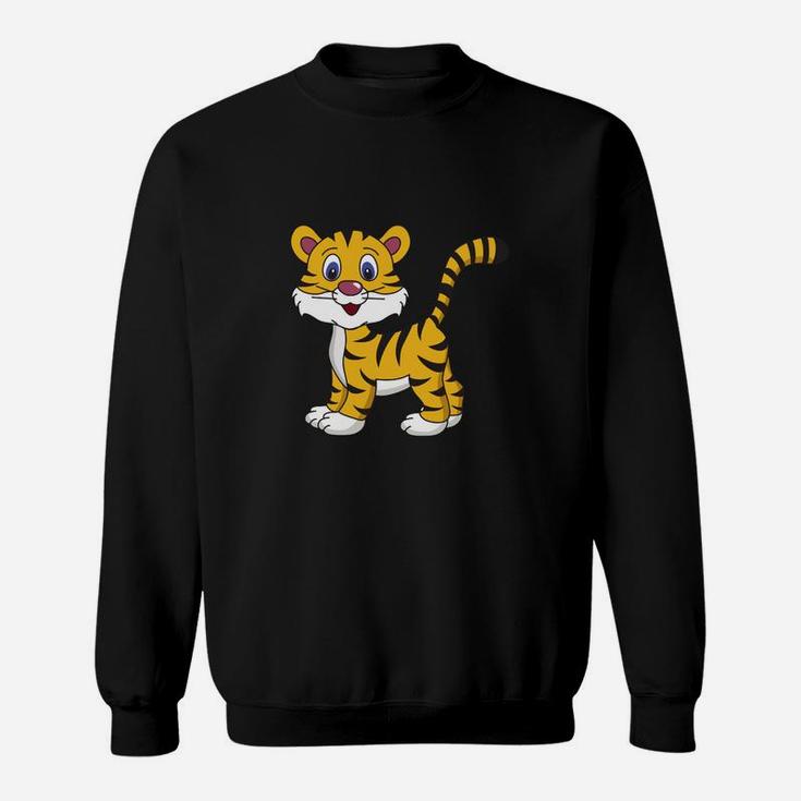 Tiger Tiere Wildnis Natur Sweatshirt