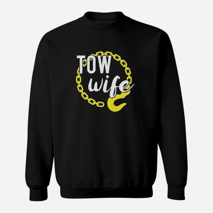 Tow Truck Driver Wife Gift For Repo Truckers Hook Design Sweat Shirt
