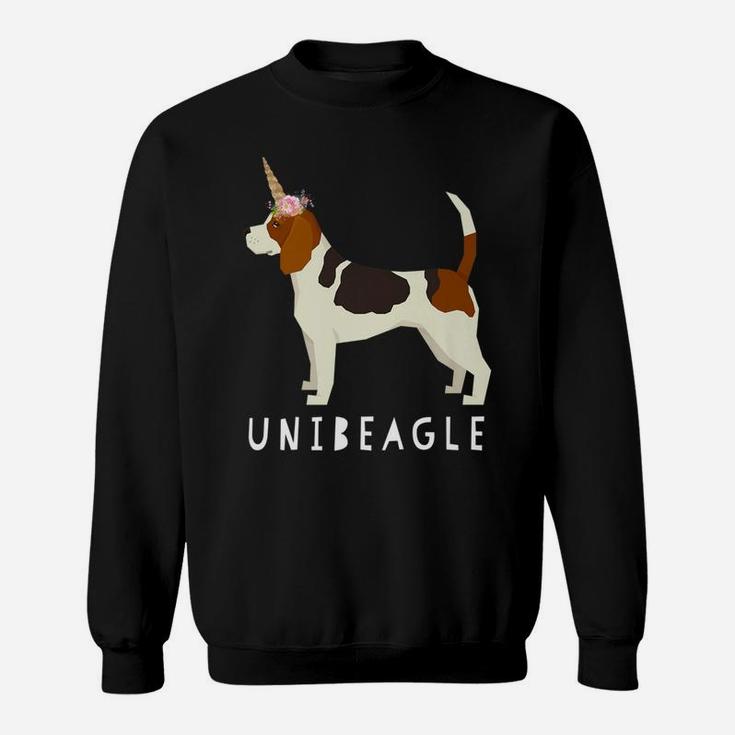 Unibeagle Funny Beagle Unicorn Dog Sweat Shirt