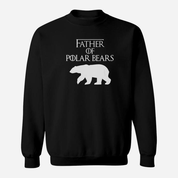Unique White Father Of Polar Bears Lover E010487 Long Sleeve T
