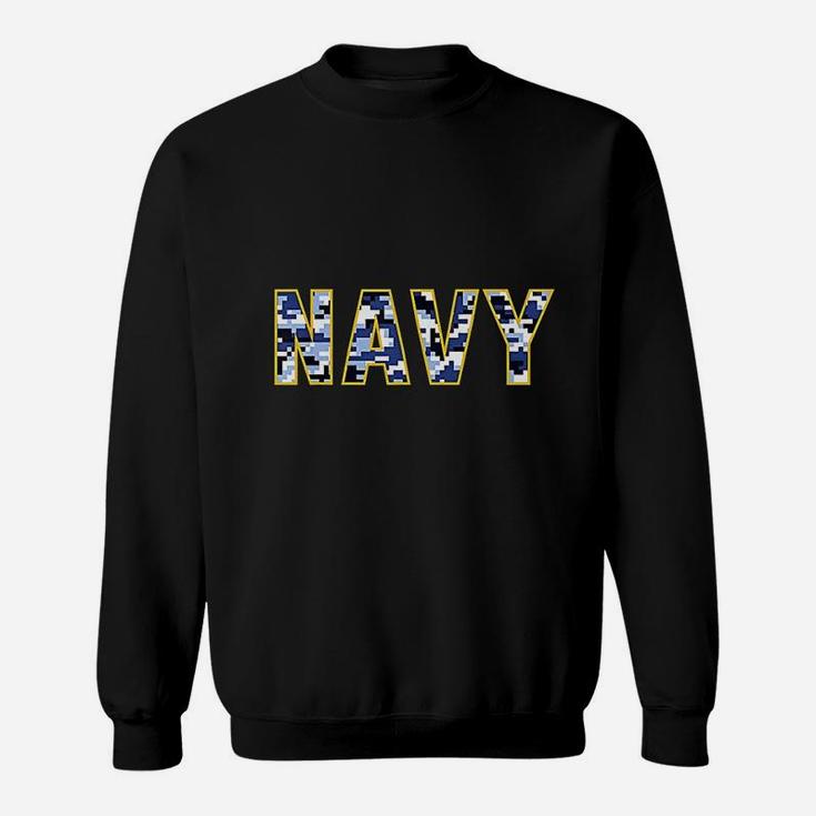 Us Navy Camo Digital Camouflage Sweat Shirt