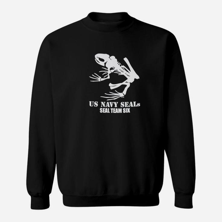 Us Navy Seals Frog Skeleton Sweat Shirt
