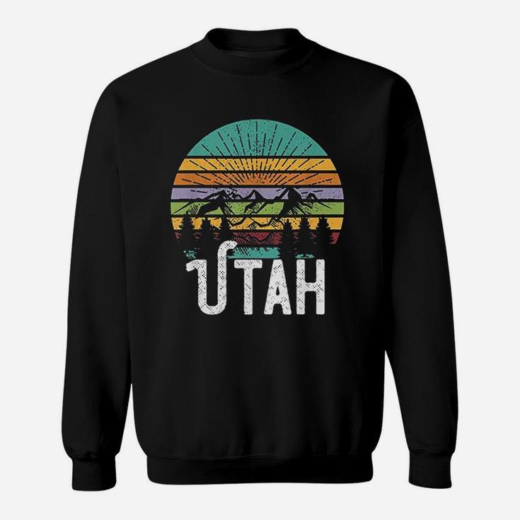 Utah Vintage Mountain Sweat Shirt