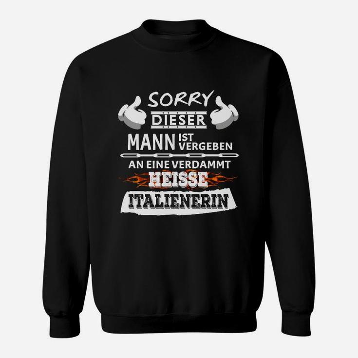 Verbiges Ein Italienerin- Sweatshirt