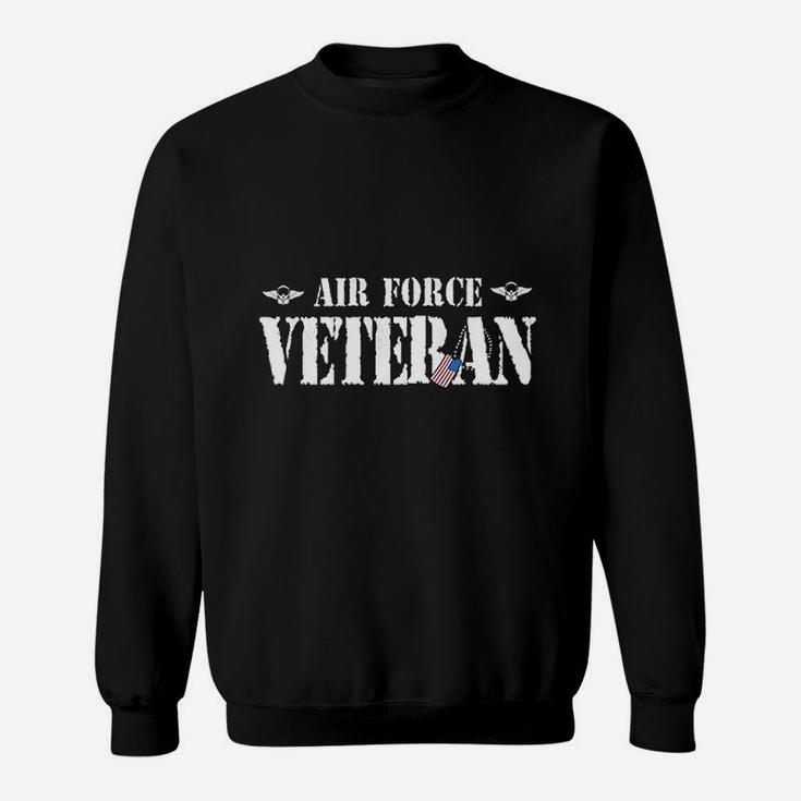 Veteran Us Air Force American Flag Sweat Shirt