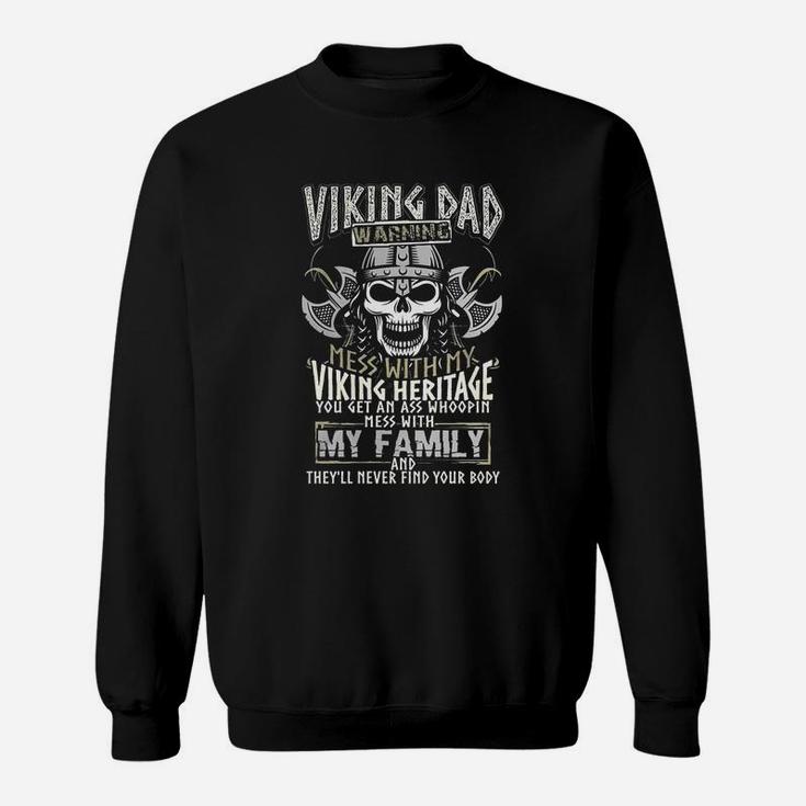 Viking Dad Viking Vahalla Odin Celtic Ferrir Sweat Shirt