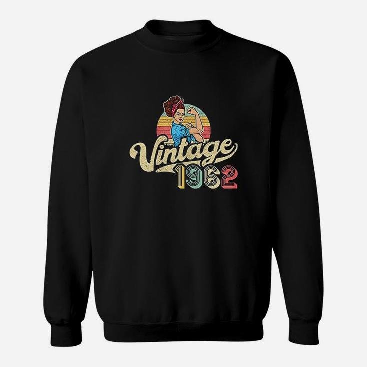 Vintage 1962 60 Years Old Gift 60th Birthday  Sweat Shirt