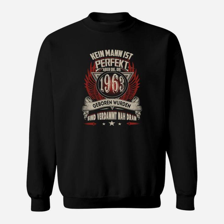 Vintage 1963 Herren Sweatshirt, Geburtsjahr Slogan für Jahrgang