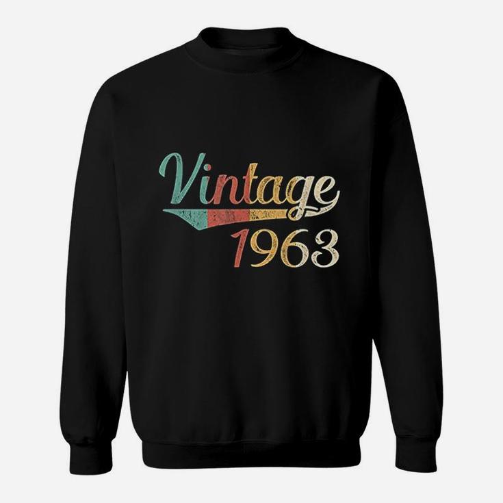 Vintage 1963 Made In 1963 Birthday  Sweat Shirt