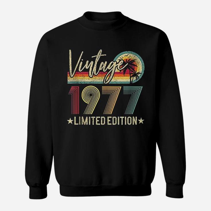 Vintage 1977 45th Birthday Gift 45 Years Old  Sweat Shirt