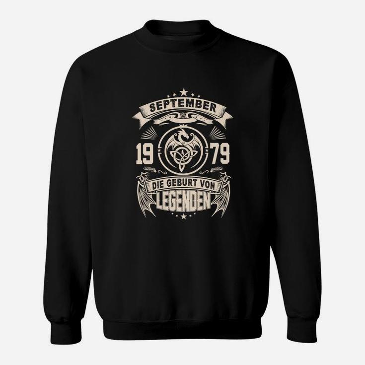 Vintage 1979 Geburtstags-Sweatshirt, Die Geburt von Legenden Design