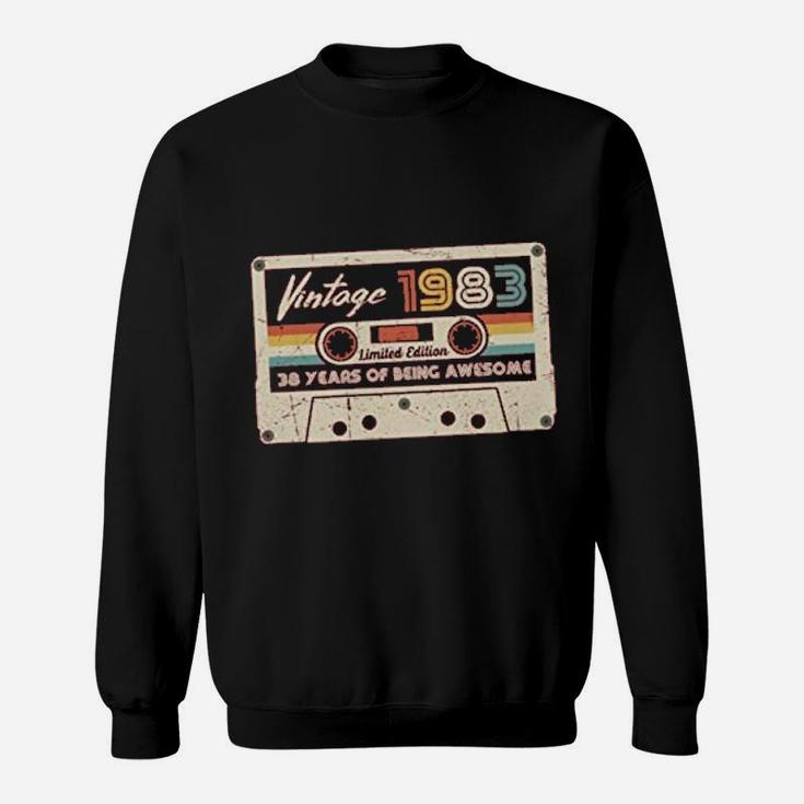 Vintage 1983 Retro Cassette Made In 1983 Sweat Shirt