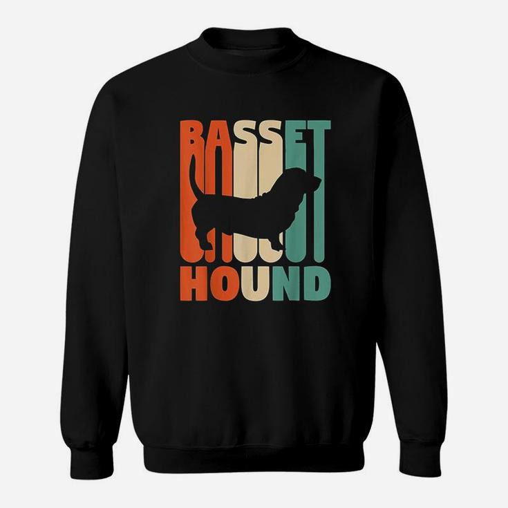 Vintage Basset Hound Basset Hound Gift Dog Lover Gift Sweat Shirt