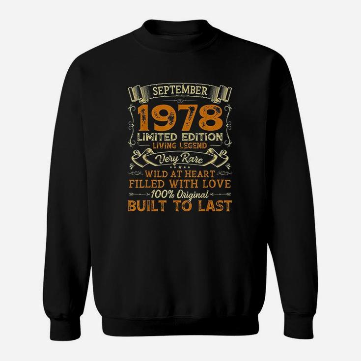 Vintage Birthday September 1978  Sweat Shirt