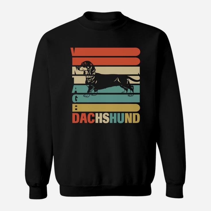 Vintage Dachshund Dog Shirts For Who Love Dachshund Sweat Shirt