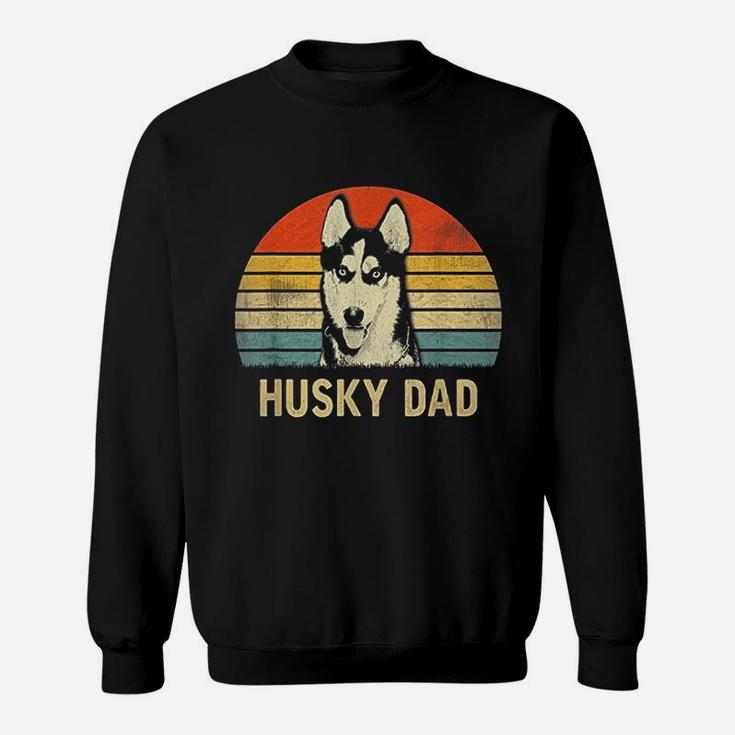 Vintage Husky Dad Fathers Day Sweat Shirt
