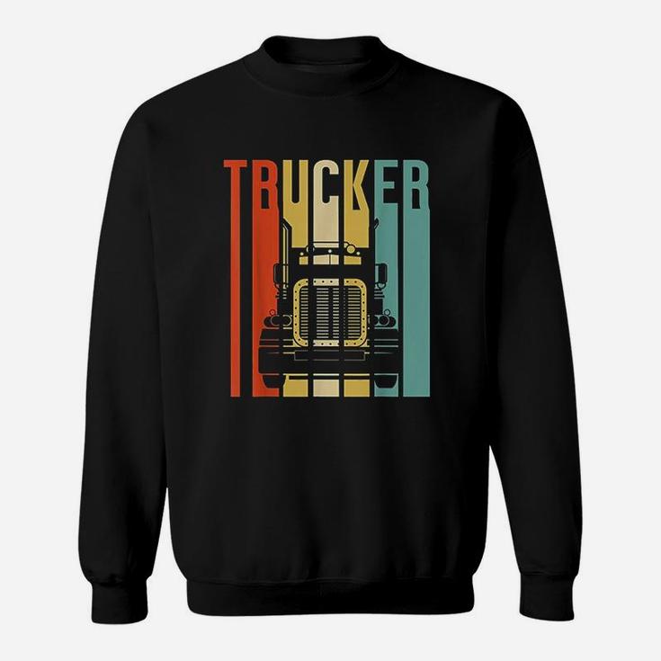 Vintage Silhouette Trucker Sweat Shirt