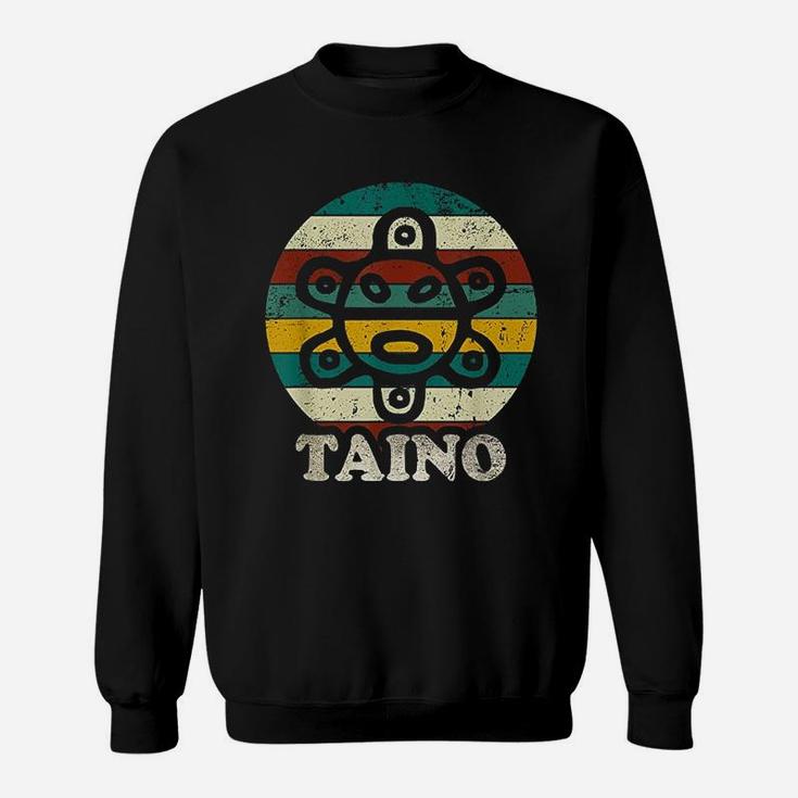 Vintage Sun Distressed Taino Sun Symbol Gift Taino Sweat Shirt