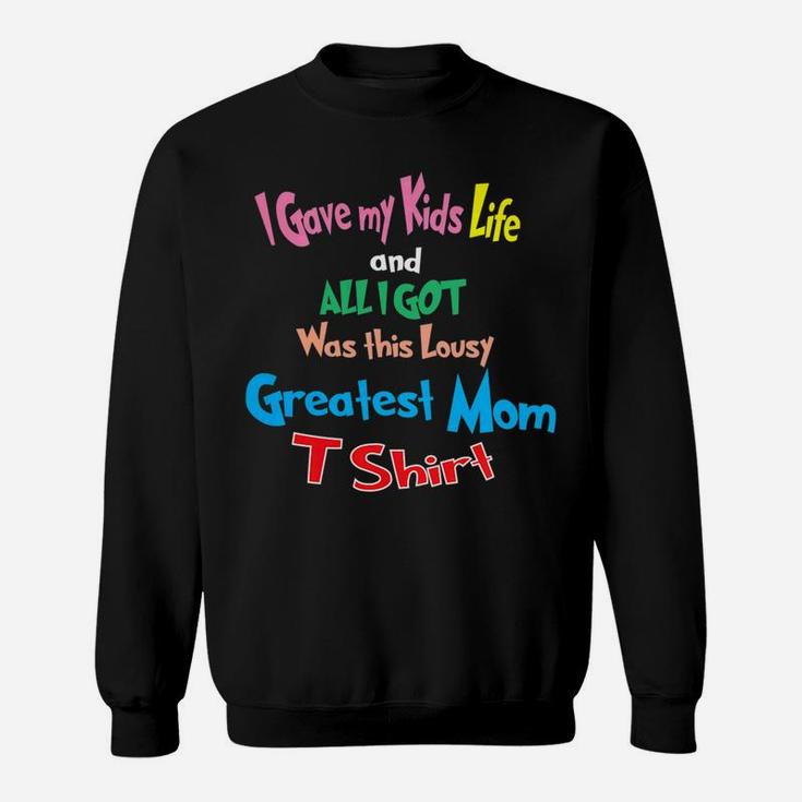 Womens Best Ever Mom Super Mum Gift Sweat Shirt