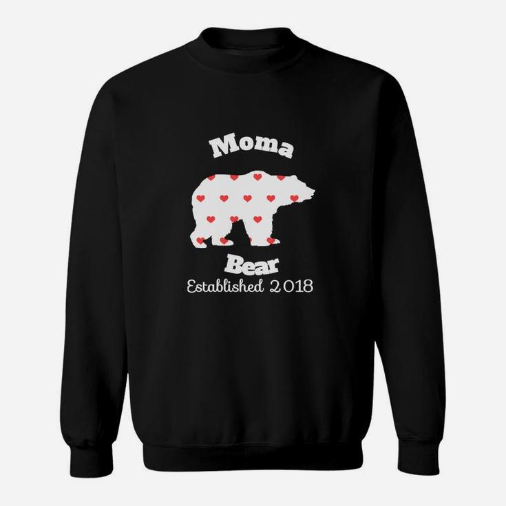 Womens Moma Bear 2018 New Mother Sweat Shirt
