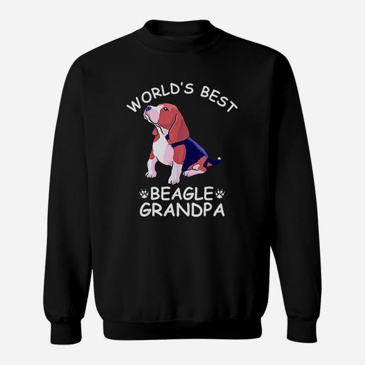 World Best Beagle Grandpa Funny Granddog Dog Lover Sweat Shirt