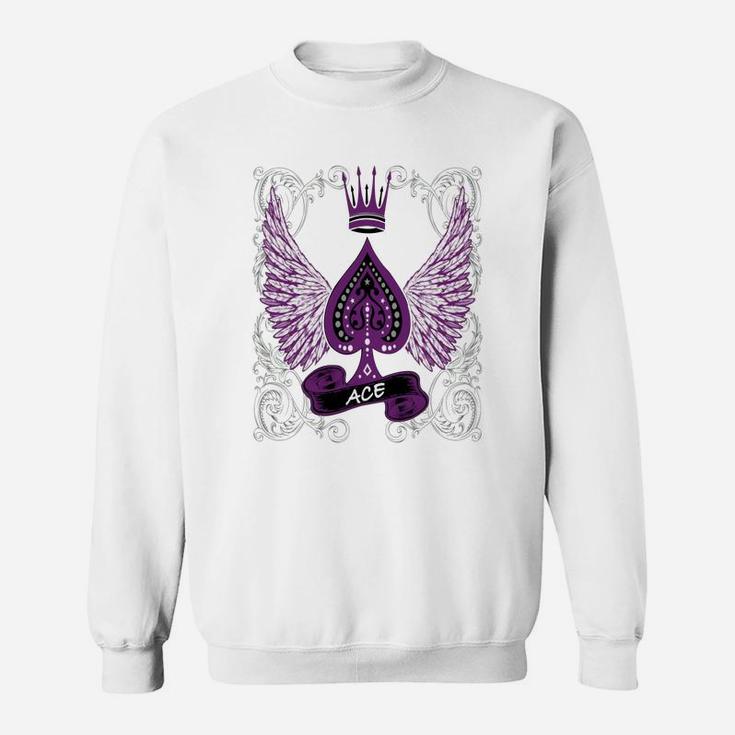 Ace Ornate Lgbt Asexual Pride T-shirts Sweat Shirt
