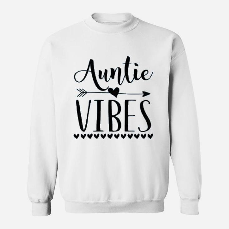 Aunt Vibes Funny Aunt Mothers Day Sweat Shirt