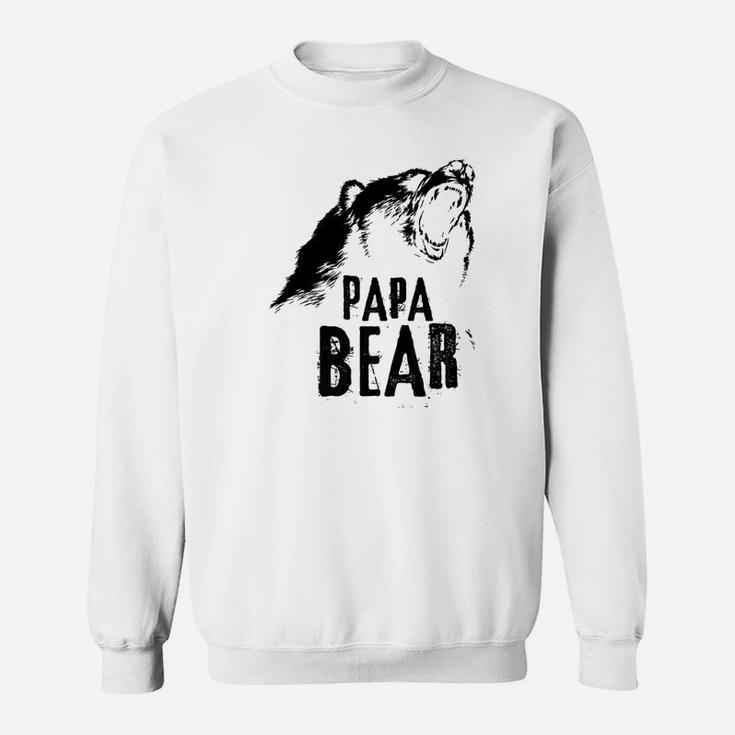 Awesome Gift On Father Papa Bear Sweat Shirt