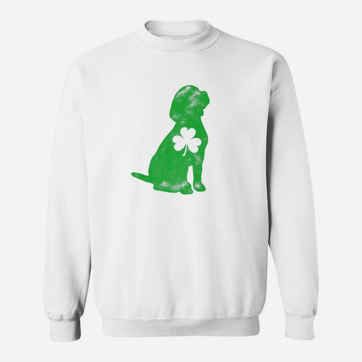 Beagle St Patricks Day Men Women Dog Lover Shamrock Sweat Shirt