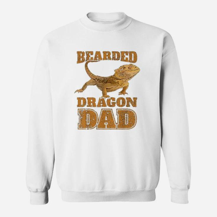 Bearded Dragon Dad Gift Bearded Dragon Papa Father Sweat Shirt