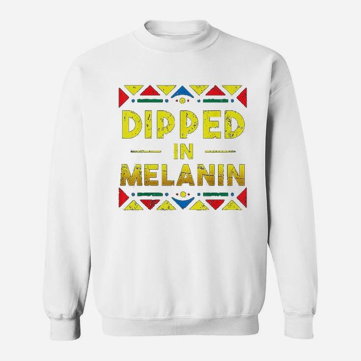 Black History Dipped In Melanin Proud African Roots Sweat Shirt