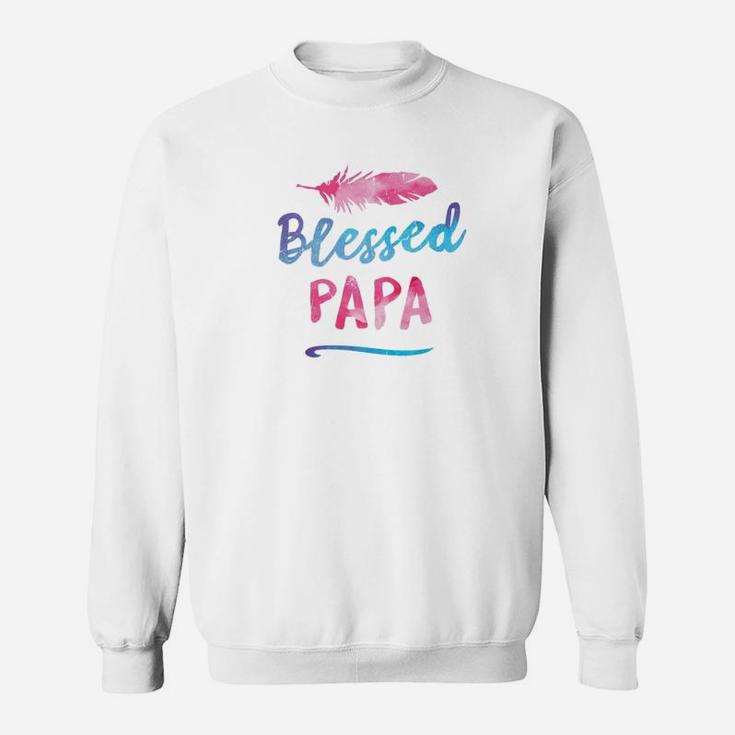 Blessed Papa Shirt Puerto Rico Dad Fathers Day Gift Sweat Shirt