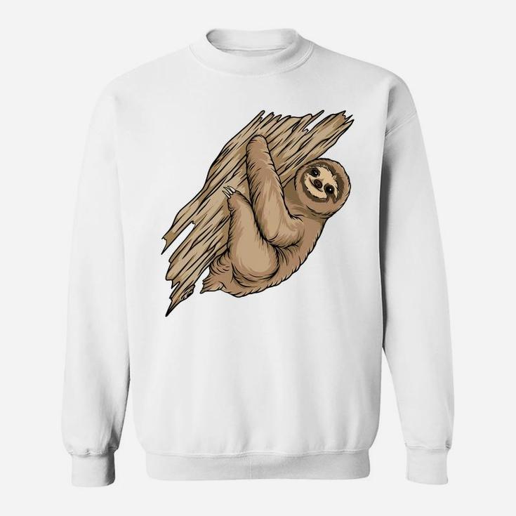 Cartoon Design Sloth Lovers Gift Cute Animals Sweatshirt