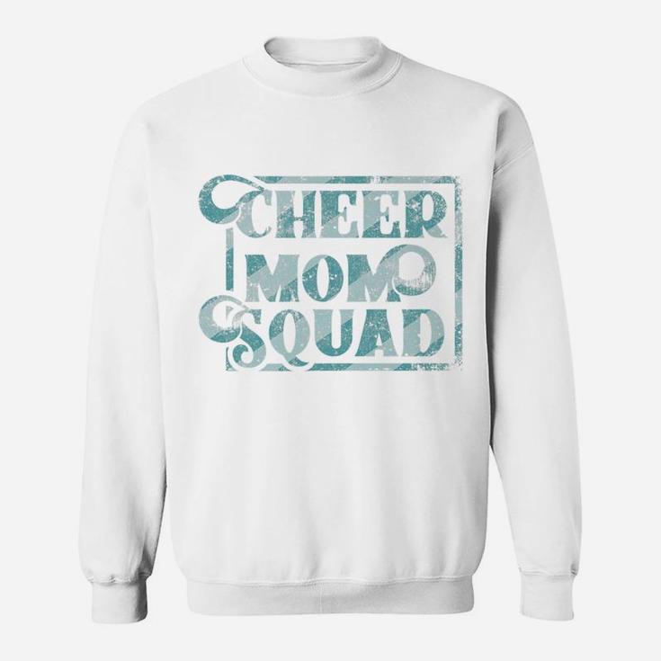 Cheer Mom Squad Sport Proud Mother Mommy Distressed Sweat Shirt