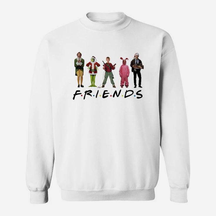 Christmas Characters Elf Grinch Kevin Friends Shirt Sweat Shirt