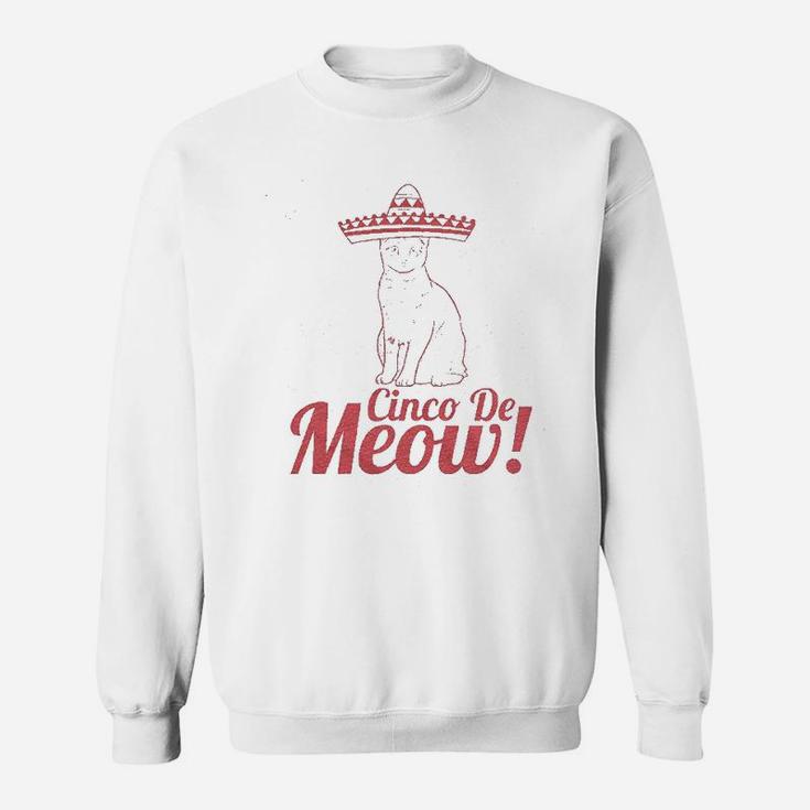 Cinco De Meow Funny Sweat Shirt