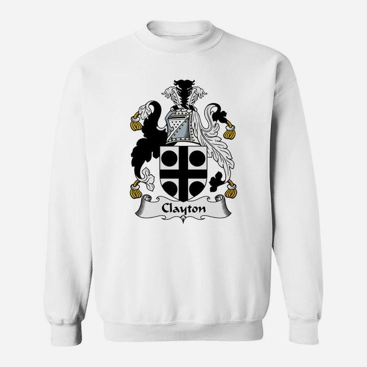 Clayton Family Crest / Coat Of Arms British Family Crests Sweat Shirt