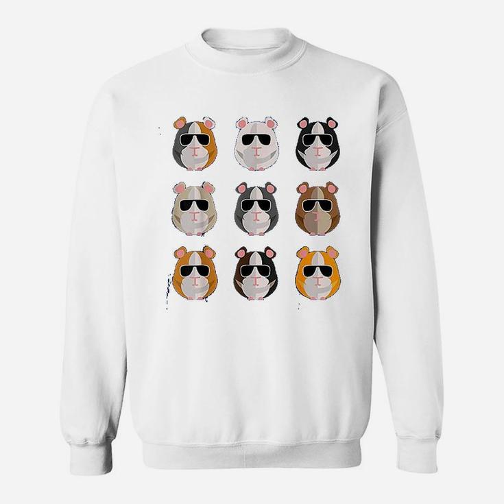 Cool Guinea Pigs With Sunglasses Pets Small Animal Gift Sweat Shirt