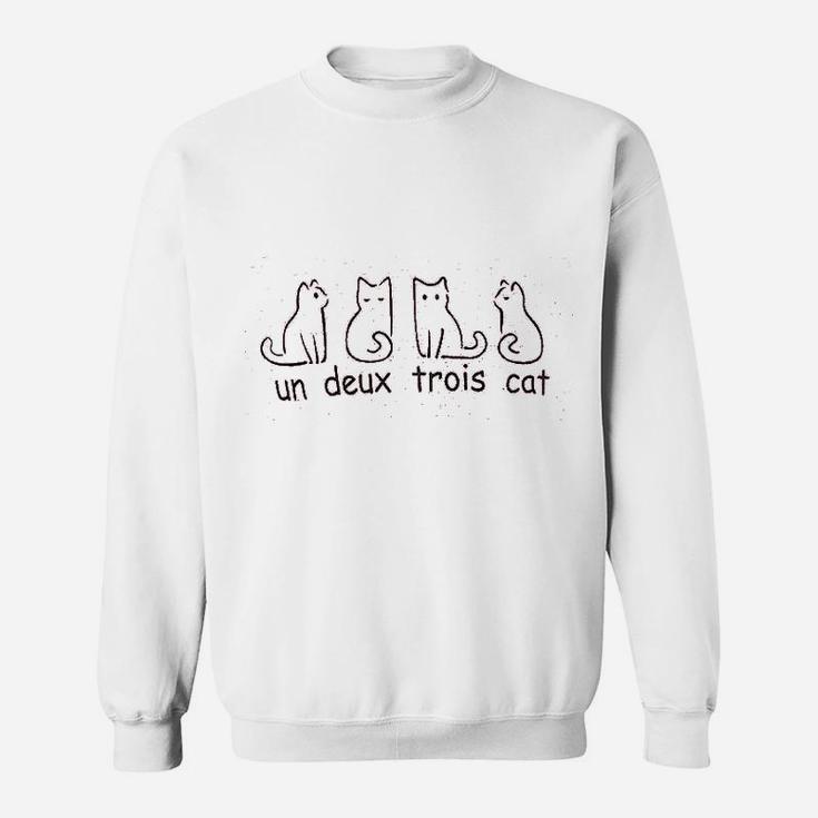Cute French Cat Cat Mom Sweat Shirt