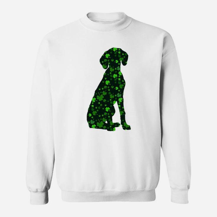 Cute Shamrock German Shorthair Pointer Mom Dad Gift St Patricks Day Awesome Dog Lovers Gift Sweat Shirt