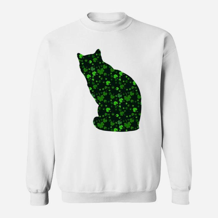 Cute Shamrock Siamese Mom Dad Gift St Patricks Day Awesome Cat Lovers Gift Sweat Shirt